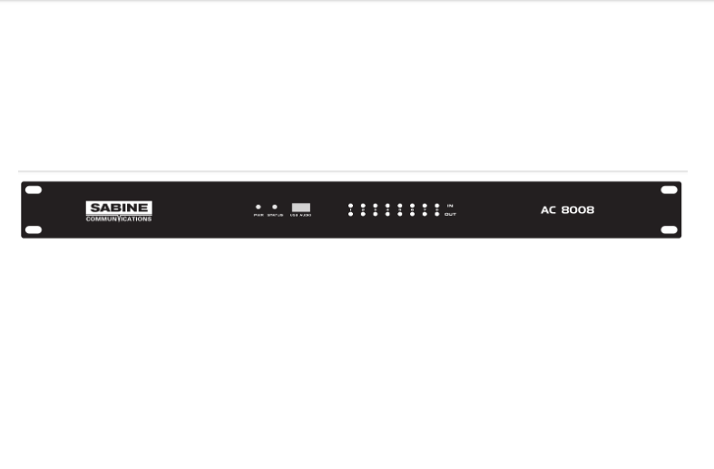 AC 8008 8*8数字音频处理器